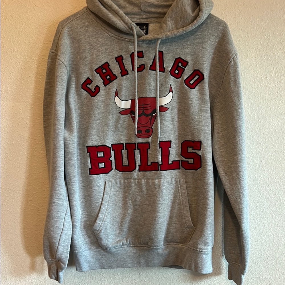 Chicago Bulls Heather Gray Hoodie